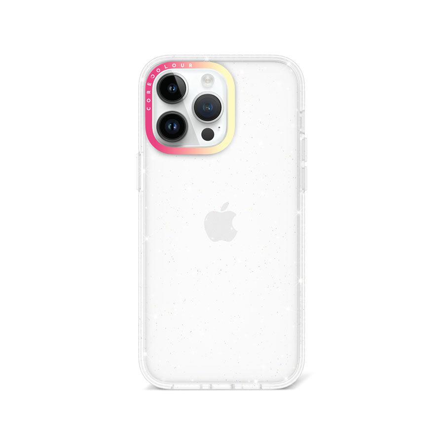 iPhone 14 Pro Max Glitter Clear Glitter Phone Case - CORECOLOUR