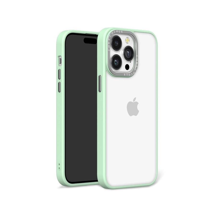 iPhone 14 Pro Max Hint of Mint Clear Phone Case - CORECOLOUR