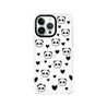 iPhone 14 Pro Max Panda Heart Phone Case - CORECOLOUR