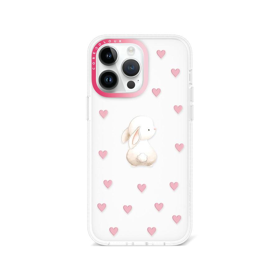 iPhone 14 Pro Max Rabbit Heart Phone Case - CORECOLOUR