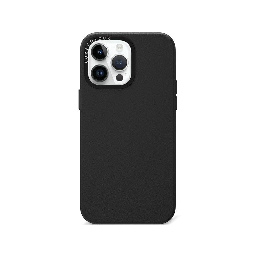 iPhone 14 Pro Max Solid Black Phone Case - CORECOLOUR
