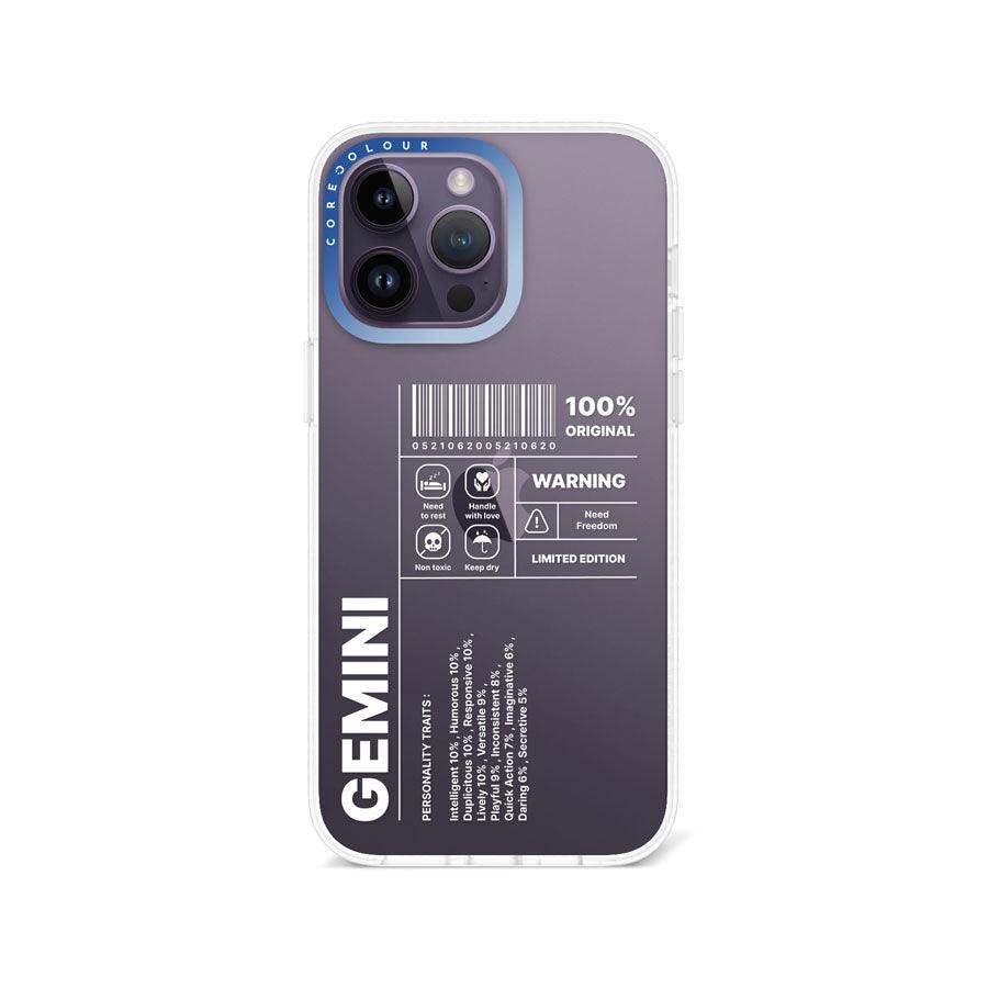 iPhone 14 Pro Max Warning Gemini Phone Case - CORECOLOUR