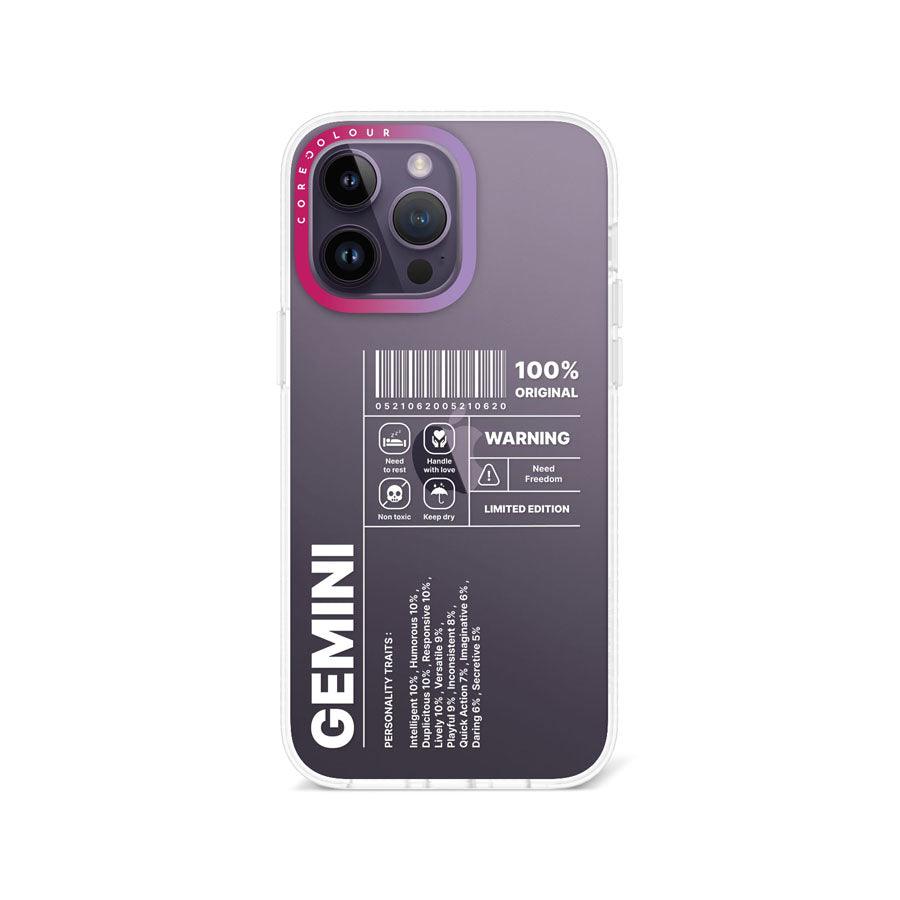 iPhone 14 Pro Max Warning Gemini Phone Case - CORECOLOUR