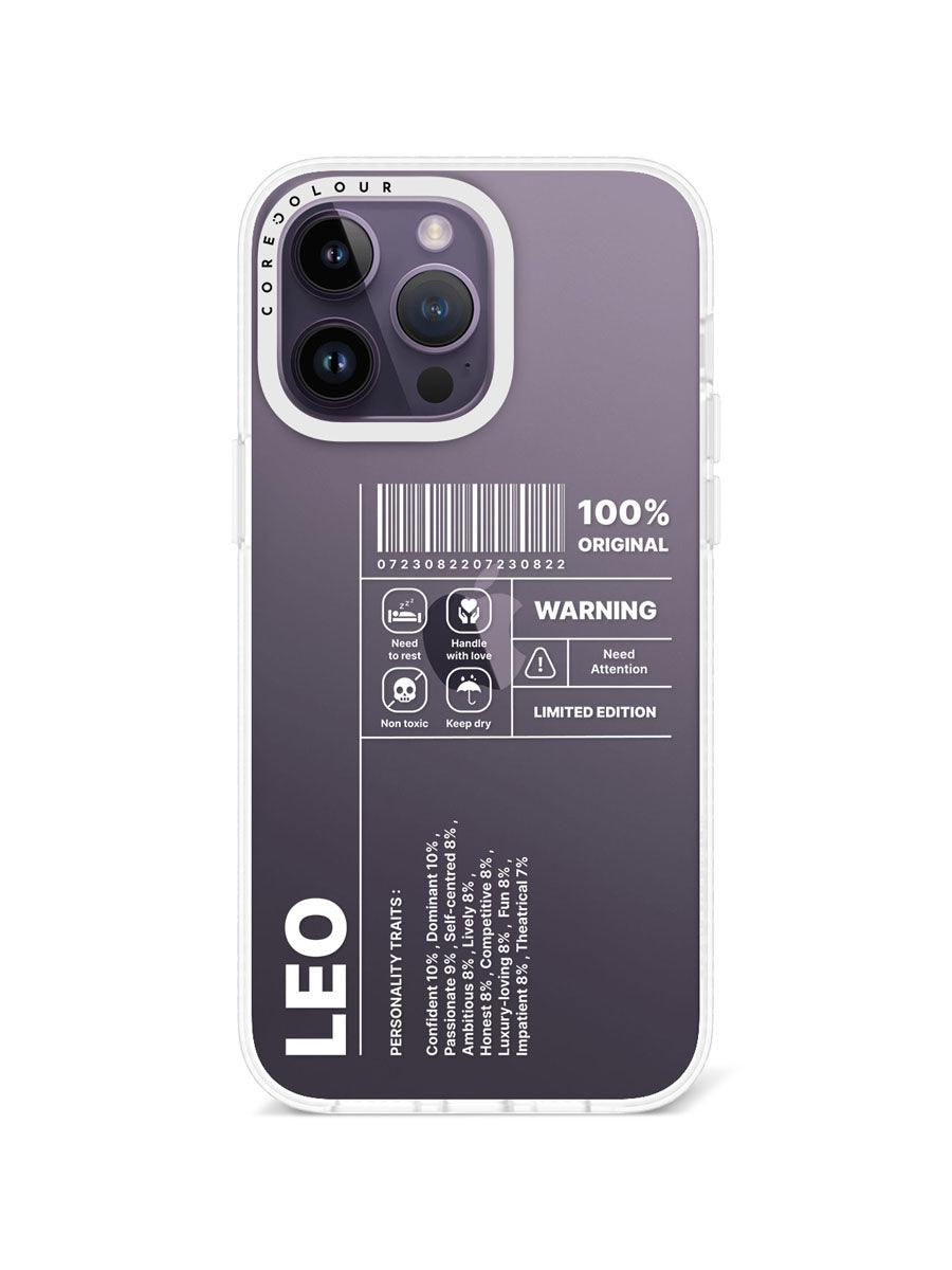 iPhone 14 Pro Max Warning! Leo Phone Case - CORECOLOUR