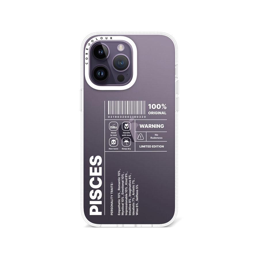 iPhone 14 Pro Max Warning Pisces Phone Case - CORECOLOUR