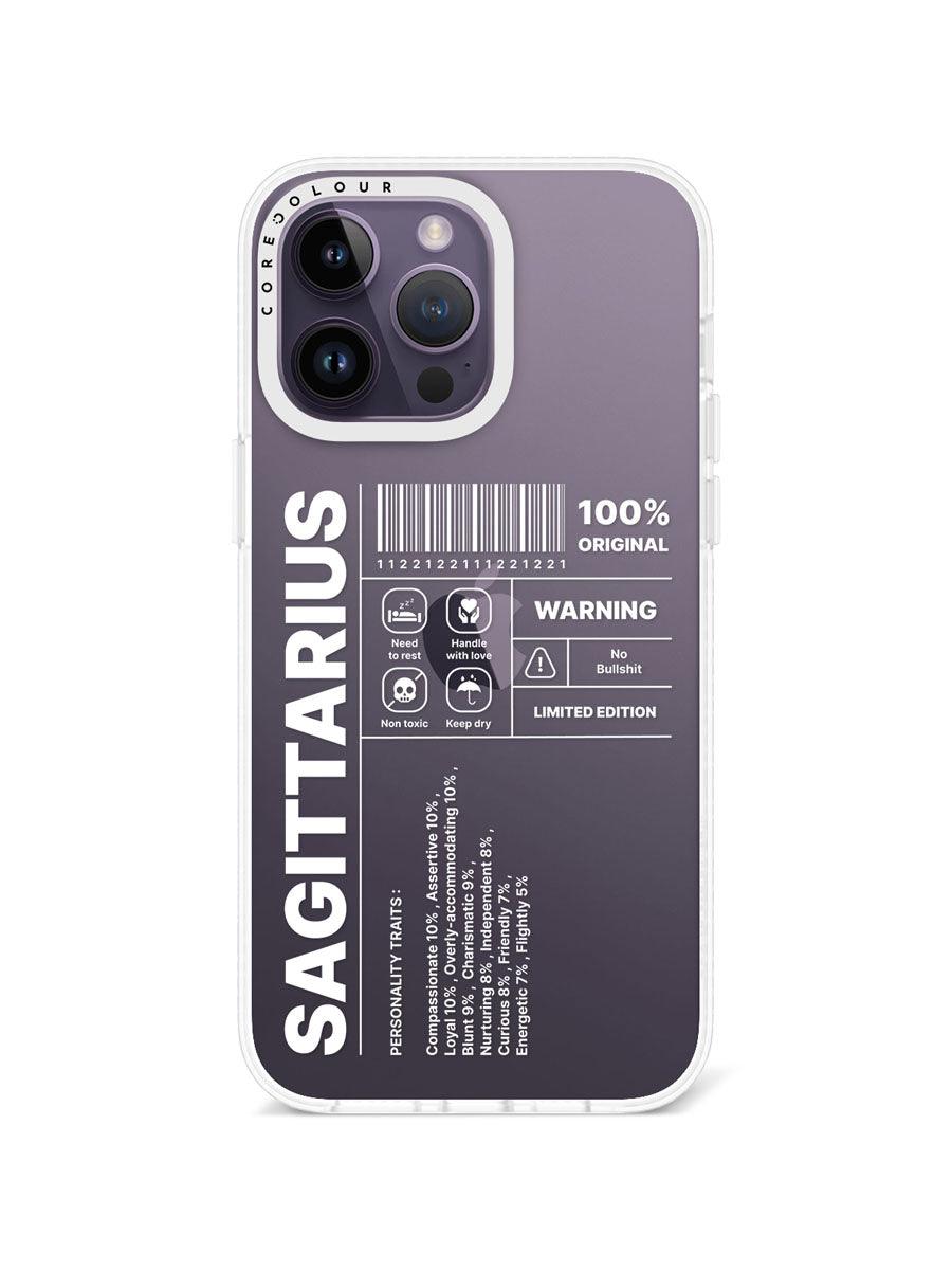 iPhone 14 Pro Max Warning Sagittarius Phone Case - CORECOLOUR