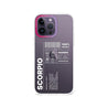 iPhone 14 Pro Max Warning Scorpio Phone Case - CORECOLOUR