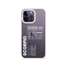 iPhone 14 Pro Max Warning Scorpio Phone Case - CORECOLOUR