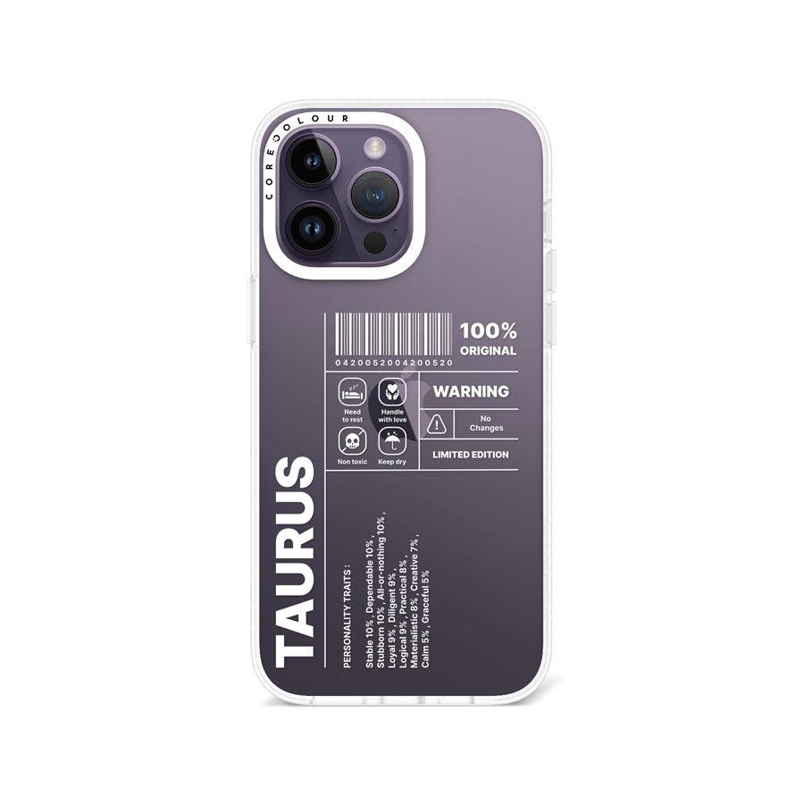 iPhone 14 Pro Max Warning! Taurus Phone Case - CORECOLOUR