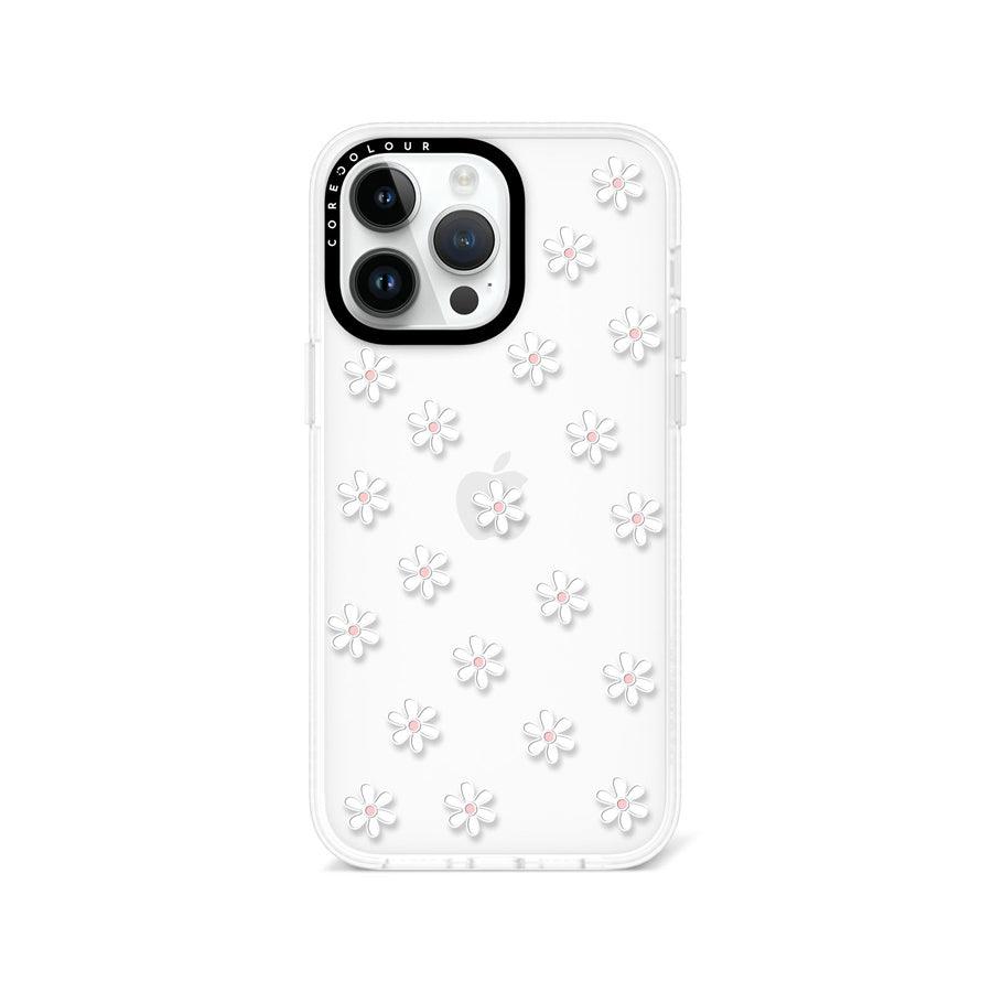 iPhone 14 Pro Max White Flower Mini Phone Case - CORECOLOUR