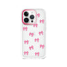 iPhone 14 Pro Pink Ribbon Bow Mini Phone Case - CORECOLOUR