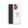 iPhone 14 Pro Pink Ribbon Heart Phone Case - CORECOLOUR