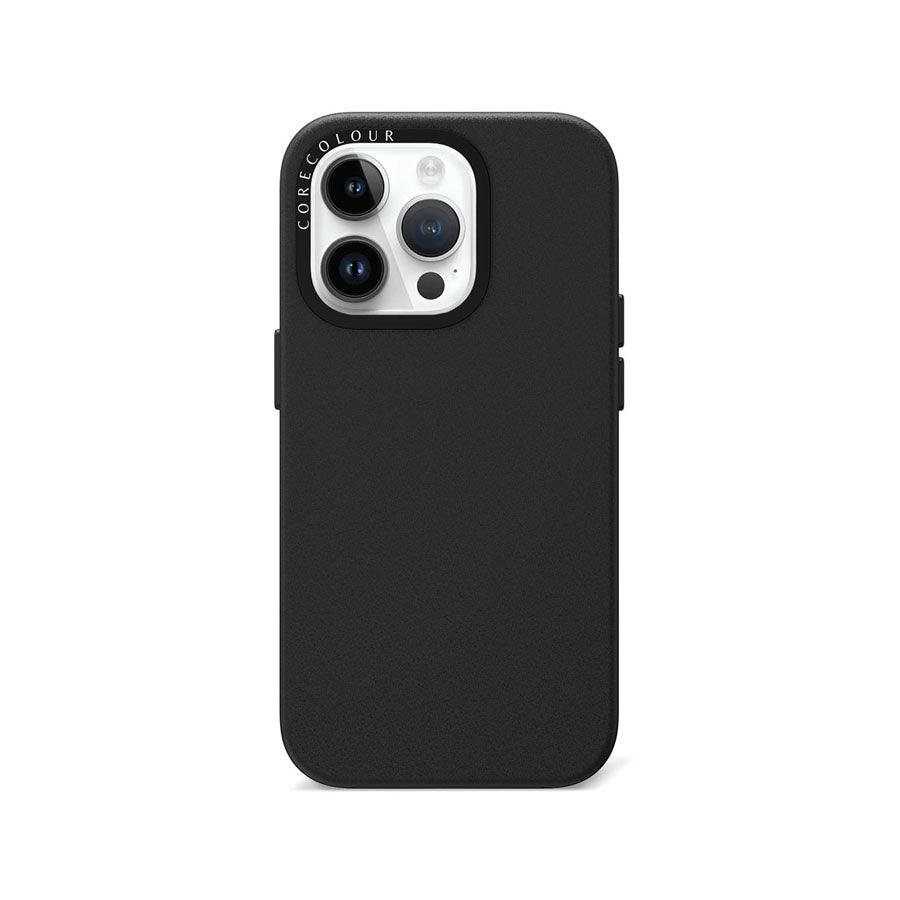 iPhone 14 Pro Solid Black Phone Case - CORECOLOUR