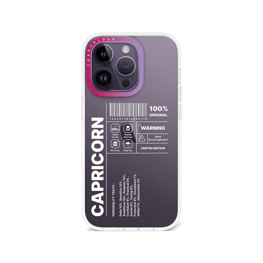 iPhone 14 Pro Warning Capricorn Phone Case - CORECOLOUR