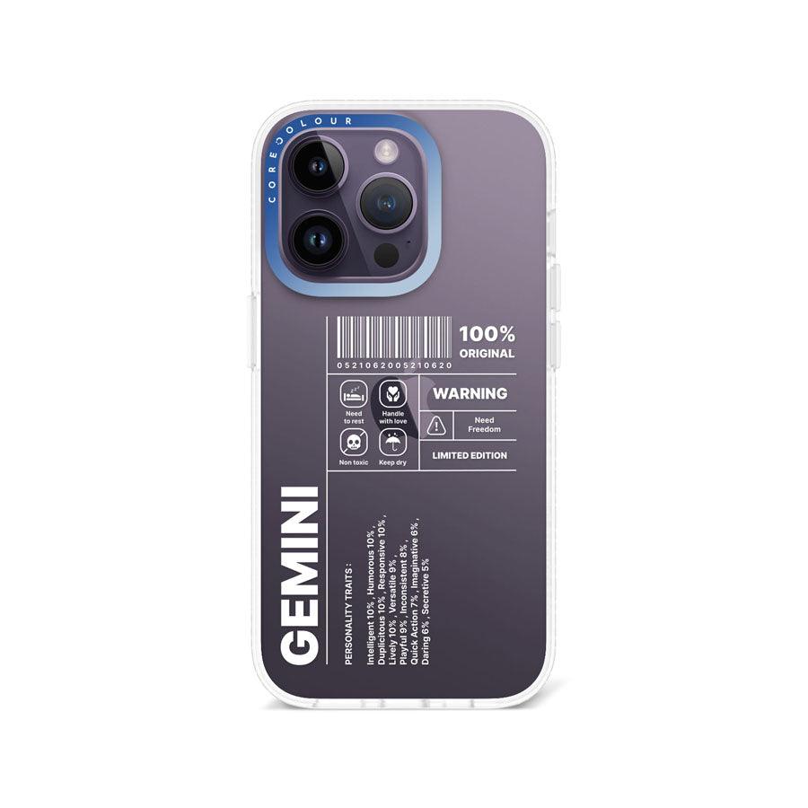iPhone 14 Pro Warning Gemini Phone Case - CORECOLOUR