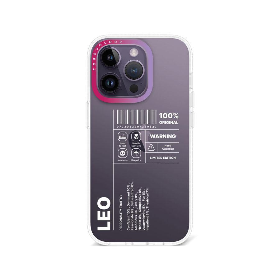 iPhone 14 Pro Warning Leo Phone Case - CORECOLOUR