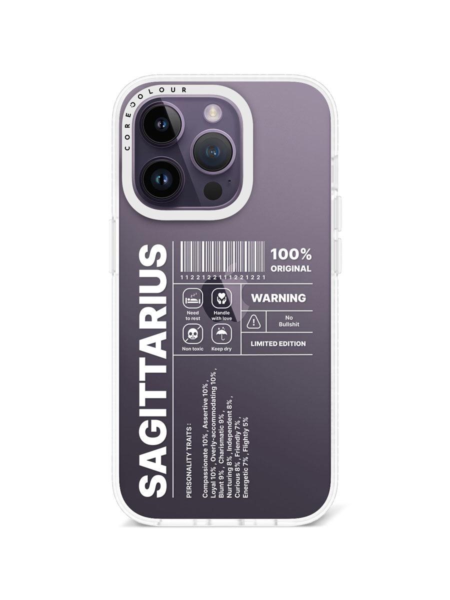 iPhone 14 Pro Warning Sagittarius Phone Case - CORECOLOUR