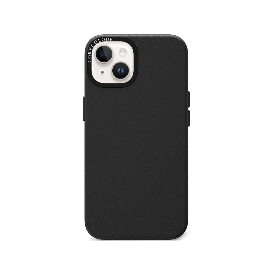 iPhone 14 Solid Black Phone Case - CORECOLOUR