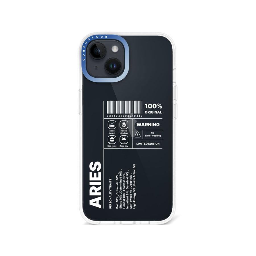 iPhone 14 Warning Aries Phone Case - CORECOLOUR