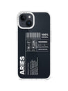 iPhone 14 Warning Aries Phone Case - CORECOLOUR