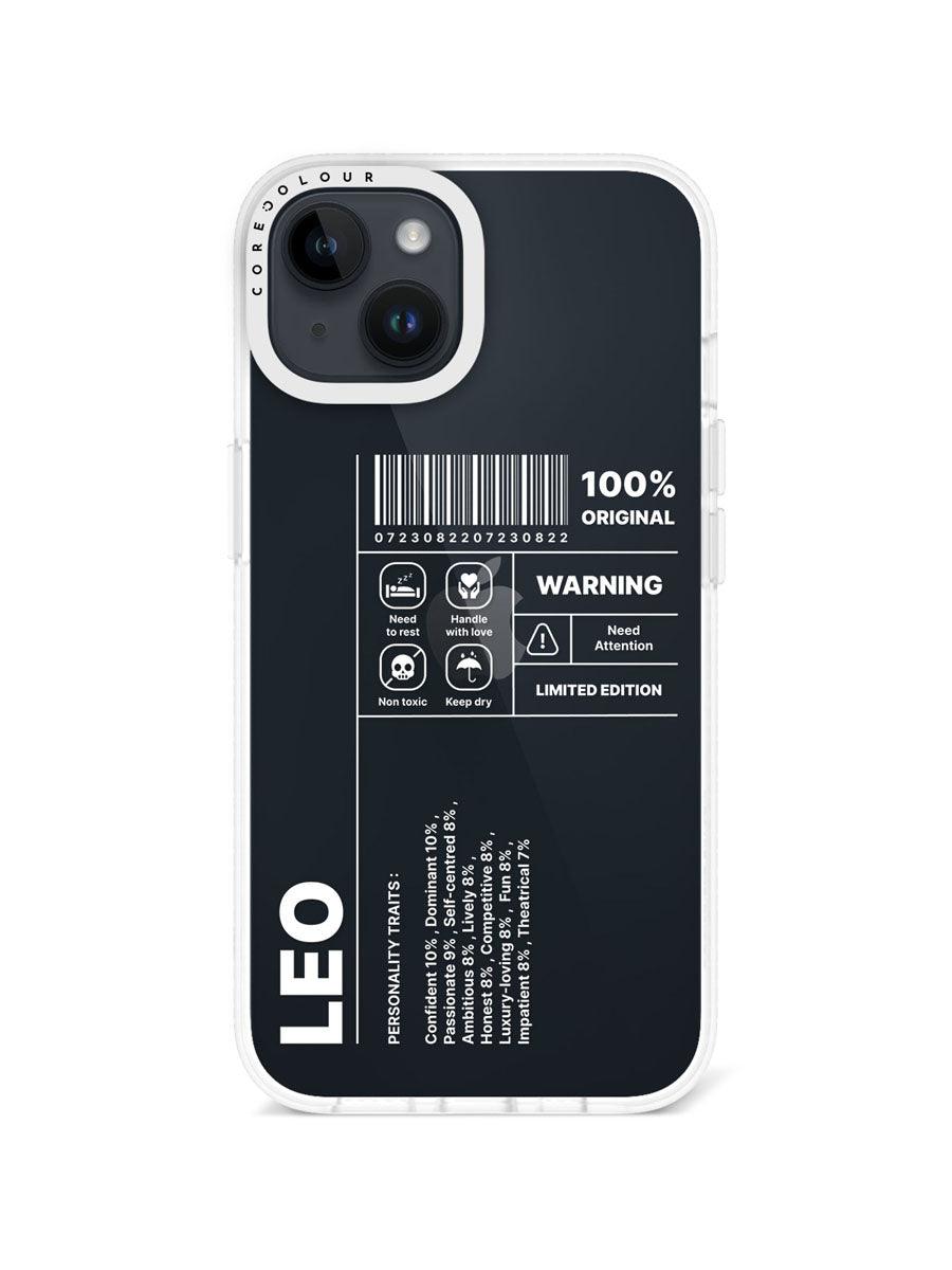 iPhone 14 Warning Leo Phone Case - CORECOLOUR