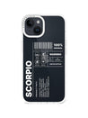 iPhone 14 Warning Scorpio Phone Case - CORECOLOUR