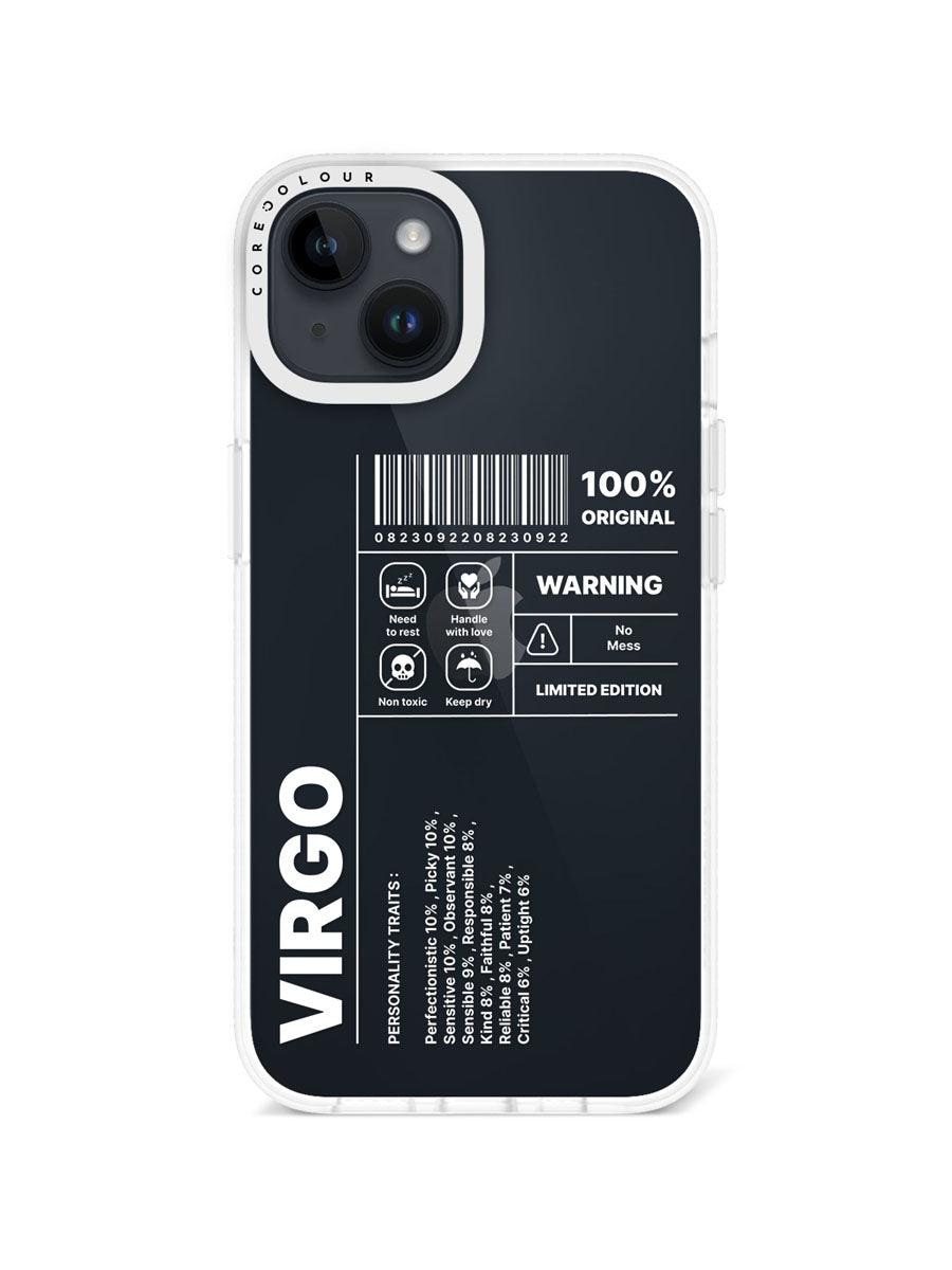iPhone 14 Warning Virgo Phone Case - CORECOLOUR