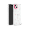 iPhone 14 White Flower Minimal Line Phone Case - CORECOLOUR