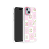 iPhone 15 Cherry Blossom Checker Phone Case - CORECOLOUR