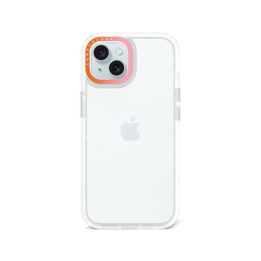 iPhone 15 Clear Glitter Phone Case - CORECOLOUR