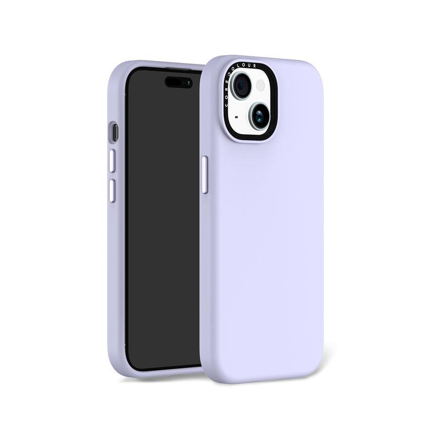 iPhone 15 Lady Lavender Silicone Phone Case Magsafe Compatible - CORECOLOUR