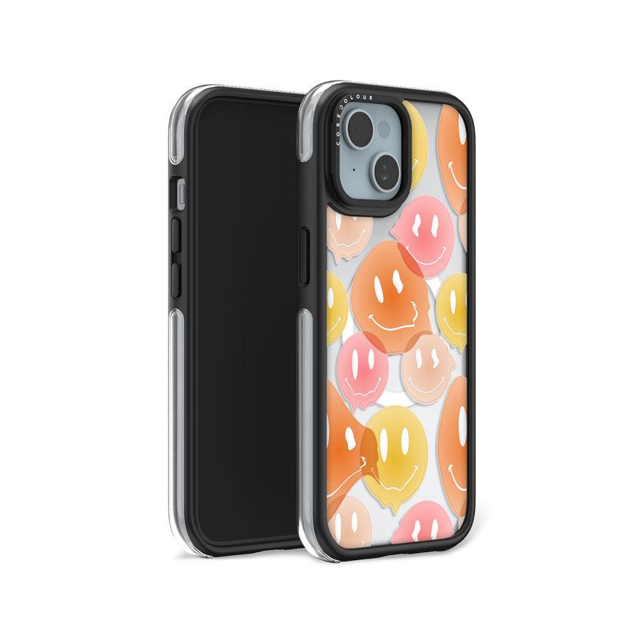 iPhone 15 Melting Smile Ring Kickstand Case MagSafe Compatible - CORECOLOUR