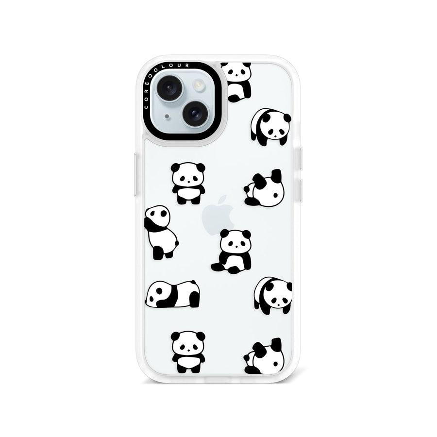 iPhone 15 Moving Panda Phone Case - CORECOLOUR