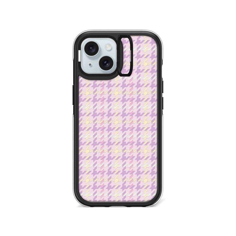 iPhone 15 Pink Illusion Ring Kickstand Case MagSafe Compatible - CORECOLOUR