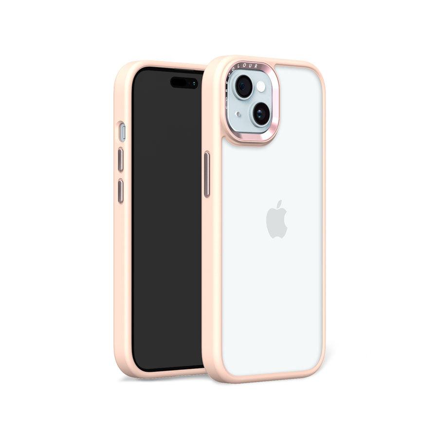 iPhone 15 Pink Lemonade Clear Phone Case - CORECOLOUR