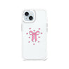 iPhone 15 Pink Ribbon Heart Phone Case - CORECOLOUR