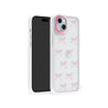 iPhone 15 Pink Ribbon Minimal Line Phone Case - CORECOLOUR
