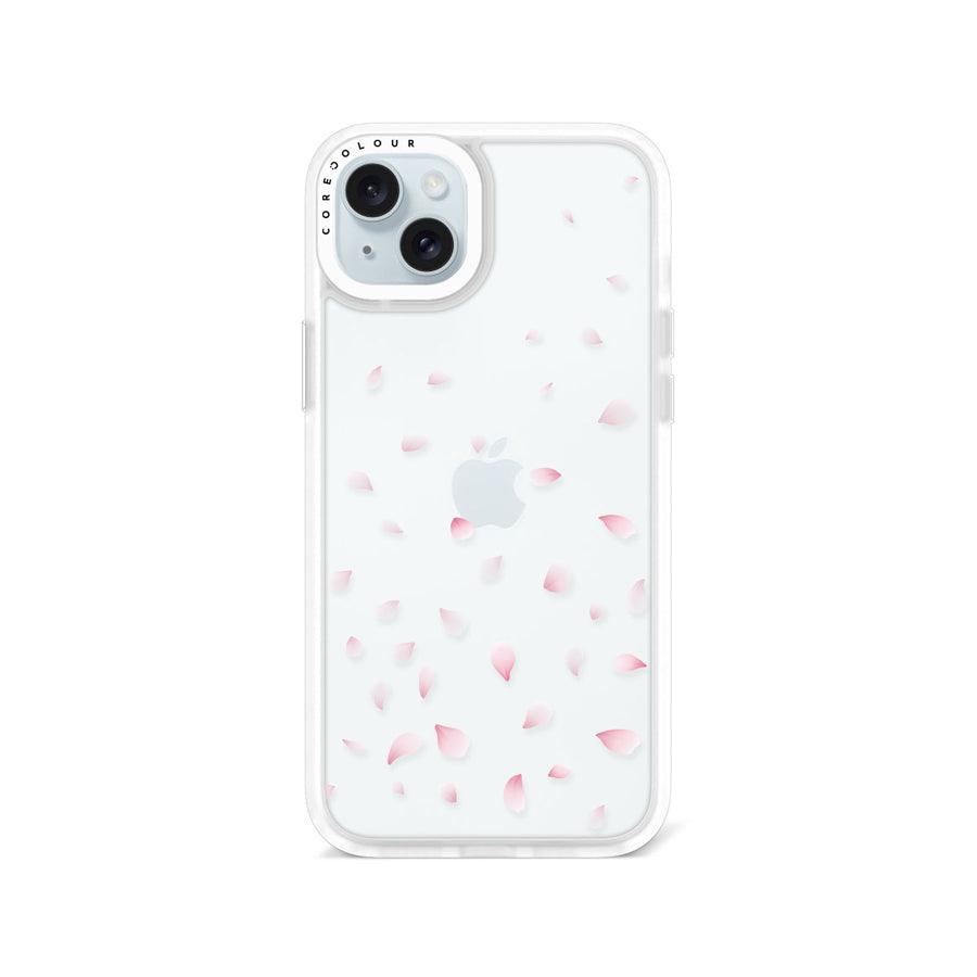 iPhone 15 Plus Cherry Blossom Petals Phone Case - CORECOLOUR