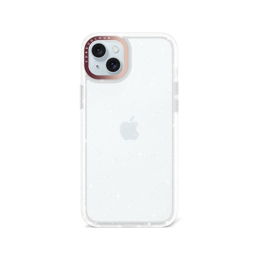 iPhone 15 Plus Clear Glitter Phone Case - CORECOLOUR