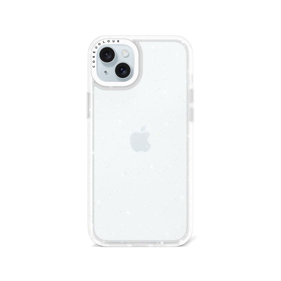 iPhone 15 Plus Clear Glitter Phone Case - CORECOLOUR