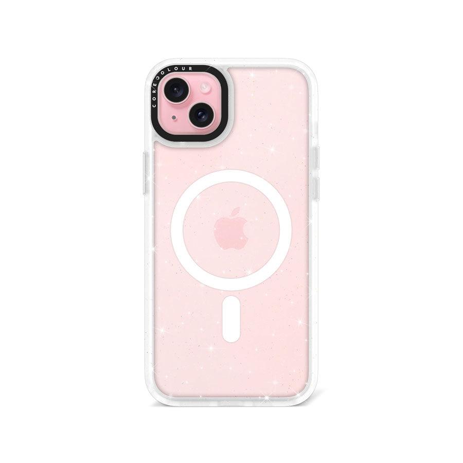 iPhone 15 Plus Clear Glitter Phone Case Magsafe Compatible - CORECOLOUR