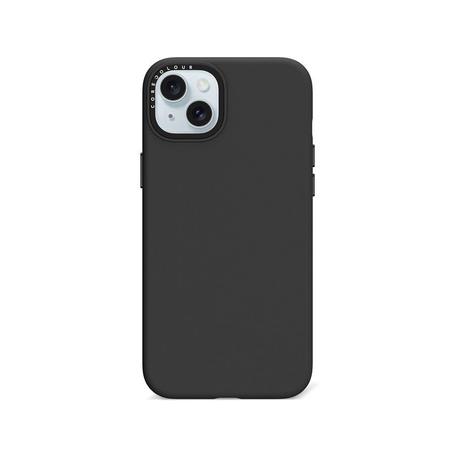 iPhone 15 Plus Dark Darcy Silicone Phone Case Magsafe Compatible - CORECOLOUR