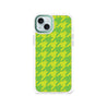 iPhone 15 Plus Green Houndstooth Phone Case - CORECOLOUR