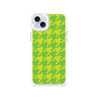 iPhone 15 Plus Green Houndstooth Phone Case - CORECOLOUR