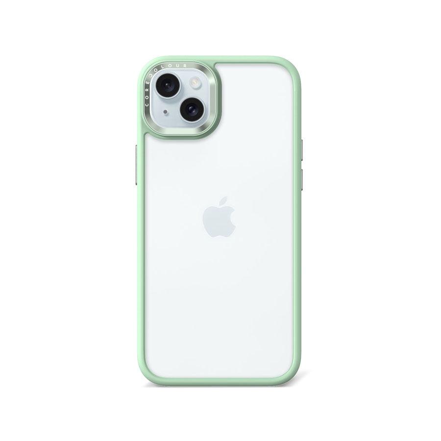 iPhone 15 Plus Hint Of Mint Clear Phone Case - CORECOLOUR