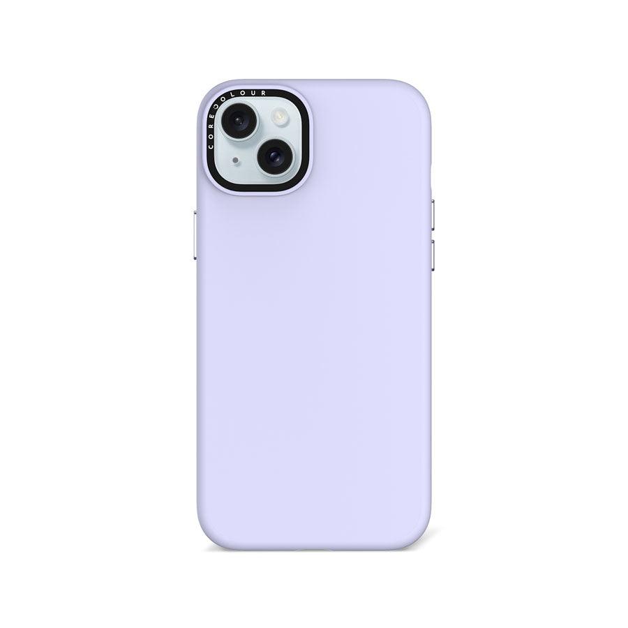 iPhone 15 Plus Lady Lavender Silicone Phone Case Magsafe Compatible - CORECOLOUR