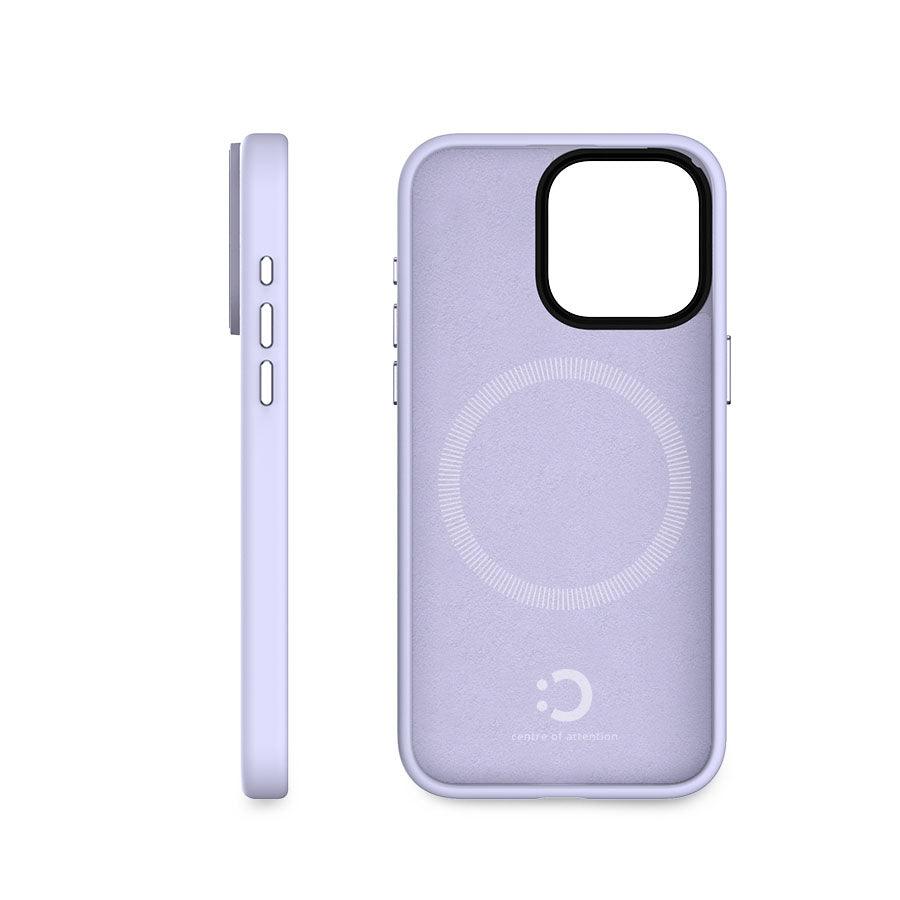 iPhone 15 Plus Lady Lavender Silicone Phone Case Magsafe Compatible - CORECOLOUR