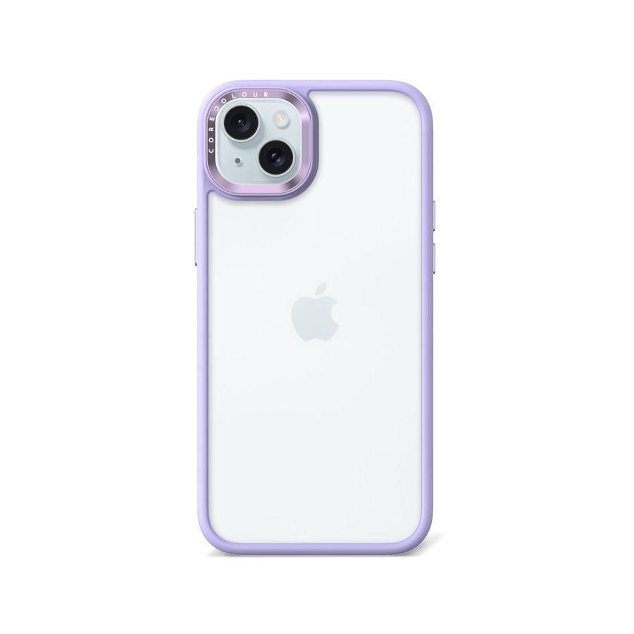 iPhone 15 Plus Lavender Hush Clear Phone Case - CORECOLOUR
