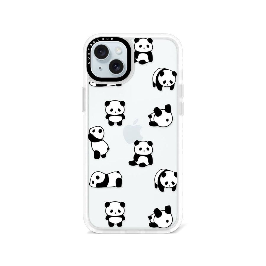 iPhone 15 Plus Moving Panda Phone Case - CORECOLOUR