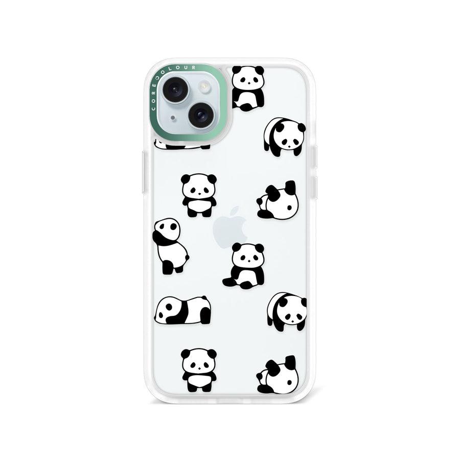 iPhone 15 Plus Moving Panda Phone Case - CORECOLOUR